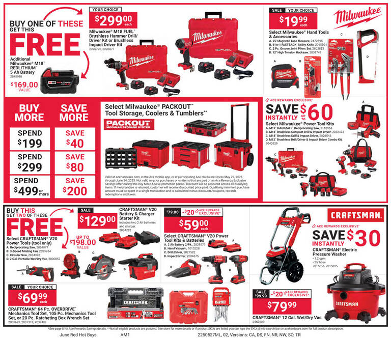June 2025 Red Hot Buys Ca 2