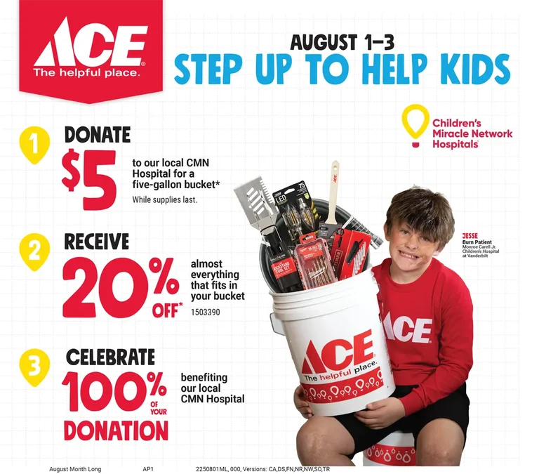 August 2025 Bucket Sale