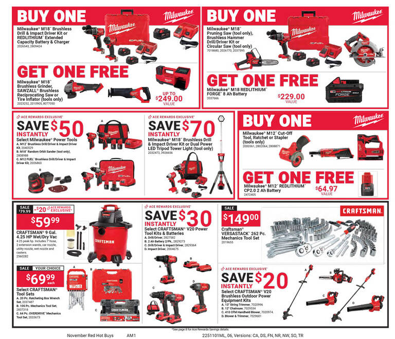 November 2025 Red Hot Buys Ca 6