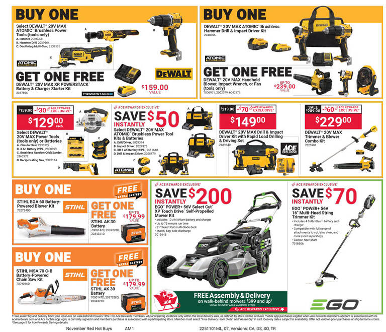 November 2025 Red Hot Buys Ca 7