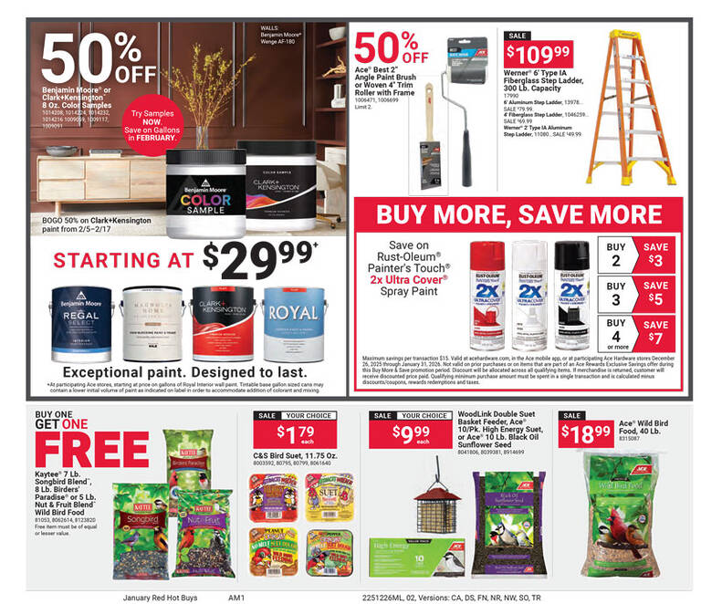 January 2026 Red Hot Buys Ca 2