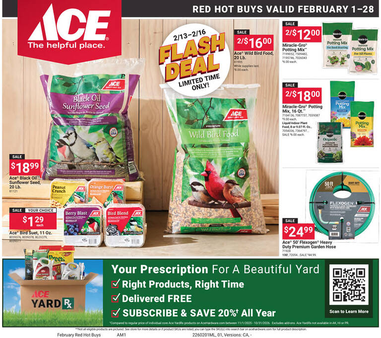 February 2026 Red Hot Buys Circular Ca 1